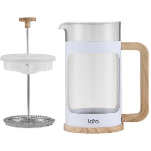 Френч-пресс LARA  экологически чистый, боросил. стекло LR06-63-600