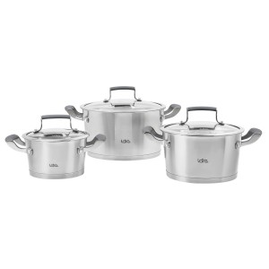 Набор посуды LARA ВЕНЕРА 3 предмета инд 5-ти ступ. капс. дно LR02-131