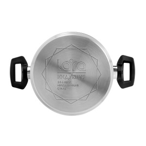 Набор посуды LARA ВЕСТА 3 предмета индукц 5-ти ступ. капс. дно LR02-133