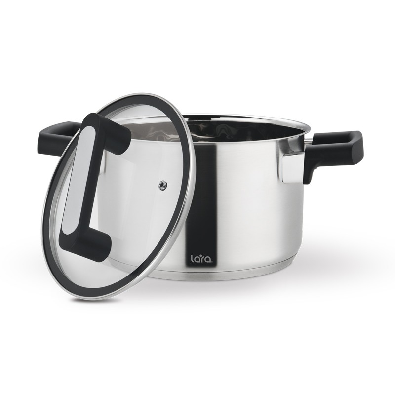 Набор посуды LARA СИРИУС 3 предмета инд 5-ти ступ. капс. дно LR02-135