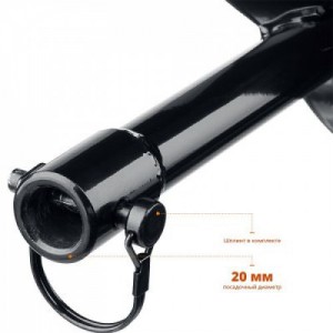 Шнек для мотобуров d=200 мм двухзаходный ЗУБР 7052-20