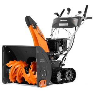 Снегоуборщик бензиновый DAEWOO S8060 (гусенич, 8,0л.с, ковш61*53см, 6вп/2наз, LED фара, эл.запуск)