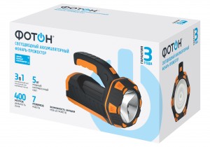 Фонарь-прожектор аккумуляторный светодиодный "ФОТОН" PB-6500