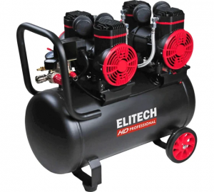 Компрессор (б/масл, 500л/м, 2,9кВТ, 8бар, 4ци., ресив.50л, 36,5кг) Elitech HD ACF 500-50S