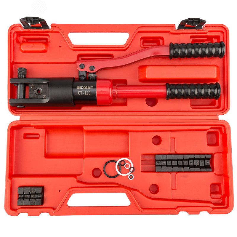 Пресс гидравлический CT-120 для наконечников 10-120кв.мм REXANT 12-3062