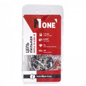 Цепь для пил в коробке N1CP1,5-72-0,325-18 NEW DESIGN Number one