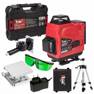 Уровень лазерный NUMBER ONE SL360-2 (16лучей,штатив,З/У,пульт,акк 2шт,очки,кейс) №1