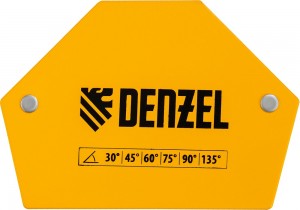 Фиксатор магнитный для свар работ усилие 25LB Denzel 30*45*60*75*90*135 град. 97552