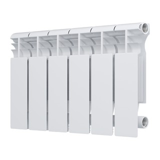 Радиатор алюминиевый литой Оазис 350/80/6