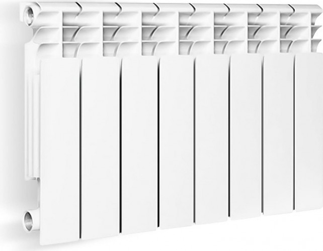 Радиатор алюминиевый литой Оазис 350/80/8