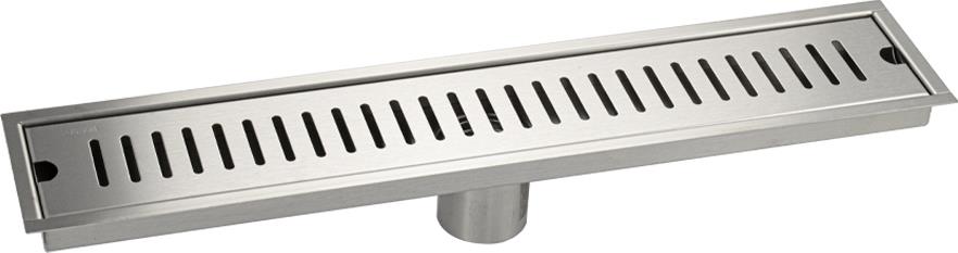 Трап САНАКС 500*100мм из нерж стали, марка 304 , толщина 0,8 мм , линейный, вертикал