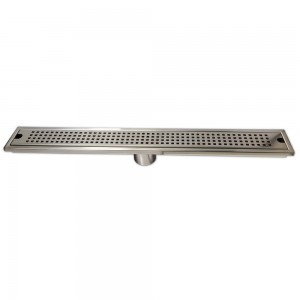 Трап САНАКС из нерж стали 600*75мм, линейный, вертикальный