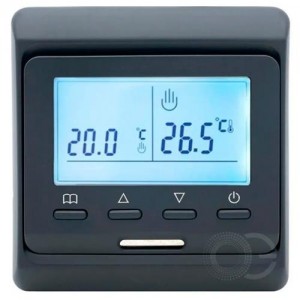 Терморегулятор Е 51.716 ЧЕРНЫЙ теплый пол