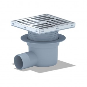 ПП Трап 50 с гориз. спуском. мет. реш.150*150 TQ5612