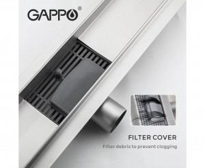 Трап душевой 70*500мм нерж GAPPO G85007-2