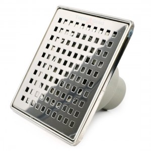 ПП Трап 50 вертик выпуск 150*150 решетка нерж. сталь VALFEX VF.012.050K.150.01