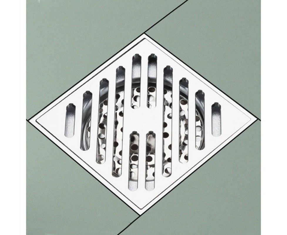 Трап душевой 100*100 хром GAPPO G81050