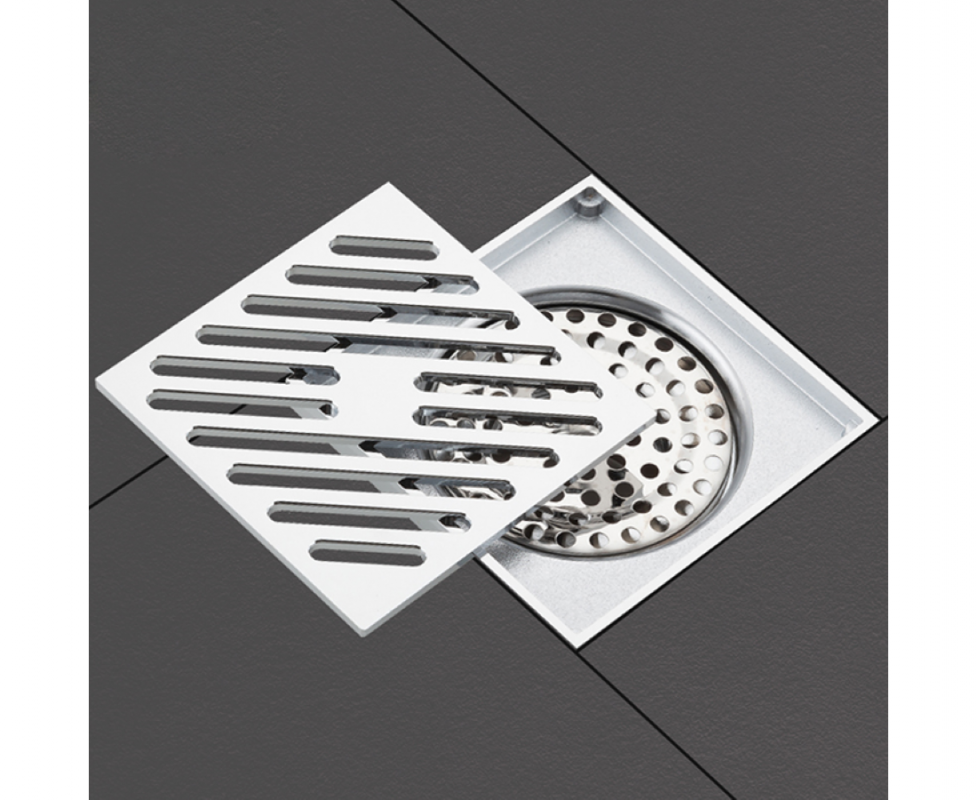 Трап душевой 100*100 хром GAPPO G81050