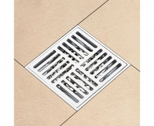 Трап душевой 100*100 хром GAPPO G81051