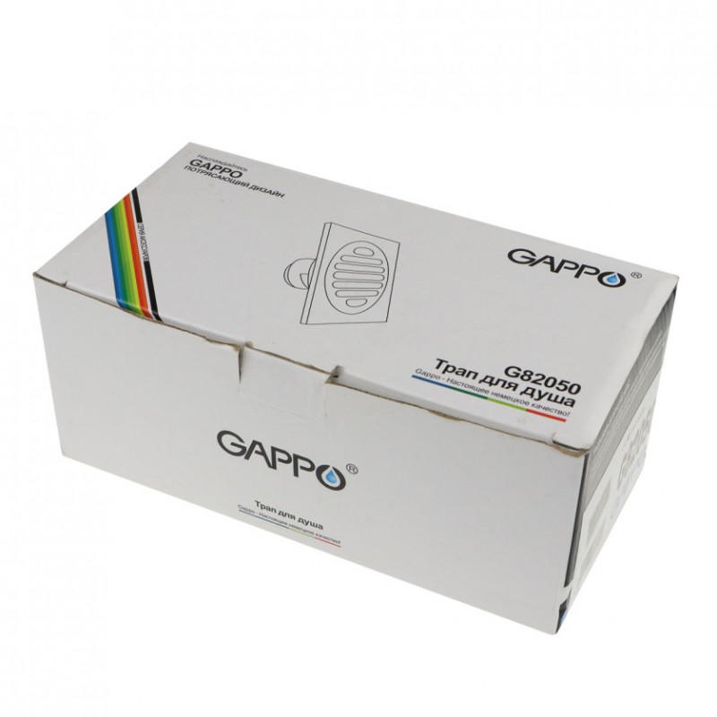 Трап душевой 100*200 хром GAPPO G82050