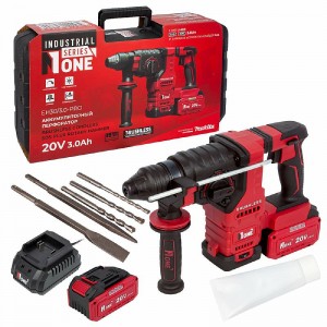 Перфоратор акк Number One EH30/3.0-PRO (20V.2акк,3,0Ач,З/У,3-х реж.платформа MAKITA) №1