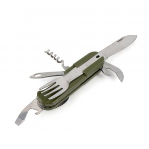 Мультитул "СЛЕДОПЫТ" 7 пр. c ложкой, вилкой, в чехле, в коробке PF-MT-15