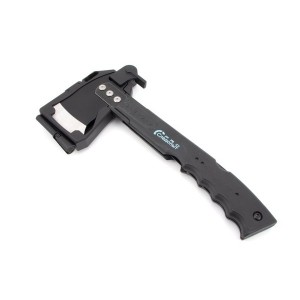 Топор туристический СЛЕДОПЫТ 340*120*70мм с пилой, огнивом и свистком, 775 гр в чехле PF-AT-13