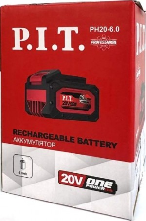 Аккумулятор P.I.T PH20-6,0 (Li-Ion 20В 6Ач)