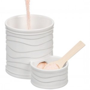 Банка для соли "Айсберг волны" Elan Gallery 15,5*10*14,5 см, 500 мл, с дерев. ложкой 540772