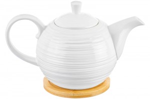 Чайник "Шелк" Elan Gallery 22,5*13*14 см 900 мл, фарфор 950280