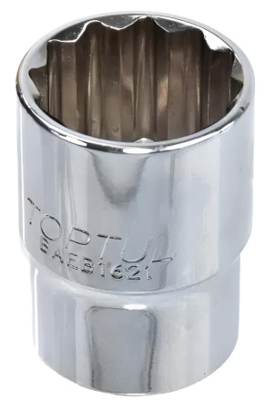 Головка 1/2" 21мм 12гр.TOPTUL, арт. BAEB1621