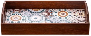 Поднос "Арабеск" Elan Gallery 31,5*16,5*6,5 см, прямоугольный 220195