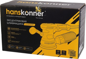 Эксцентриковая шлифмашина Hanskonner HOS8145RC (450Вт, 125мм)