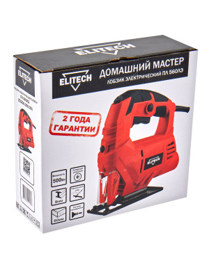 Лобзик Elitech ДМ ПЛ 560ЛЭ (500Вт,500-2800ход\мин) 202420