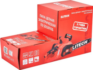 Электропила Elitech ПЭ 2016ПОБ (2000Вт,шина41см) 210672