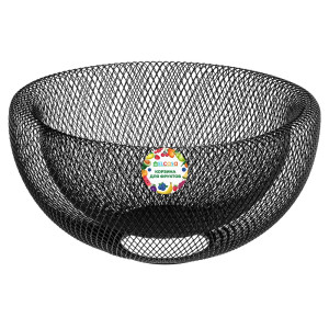 Корзина для фруктов "Черная" 30*30*15 см
