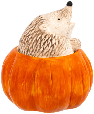 Банка для печенья "Ёжики" 15,5*15,5*17,5 см 1,1 л с крышкой