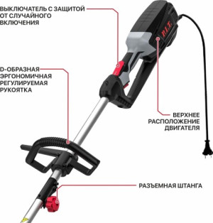 Электротриммер P.I.T. PTR1250-EL (1600Вт)