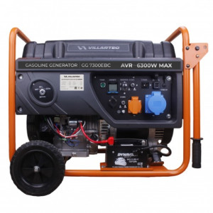 Бензогенератор VILLARTEC GG7300EBC 6,5кВт