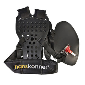 Бензотриммер Hanskonner HBT43F (43см3, 1,35 кВт/1,8 л.с, диск 80зуб/леска/ранц.рем/эрг.рук)