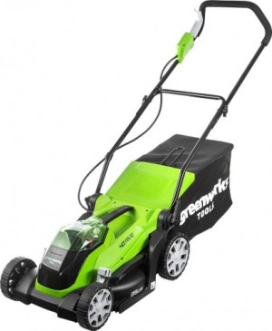 Газонокосилка аккумуляторная Greenworks G40LM35 (40В, 1АКБ 5Ач и ЗУ) 2501907