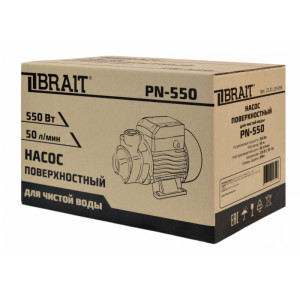 Насос поверхностный BRAIT PN-550 (550Вт, 60л/мин)