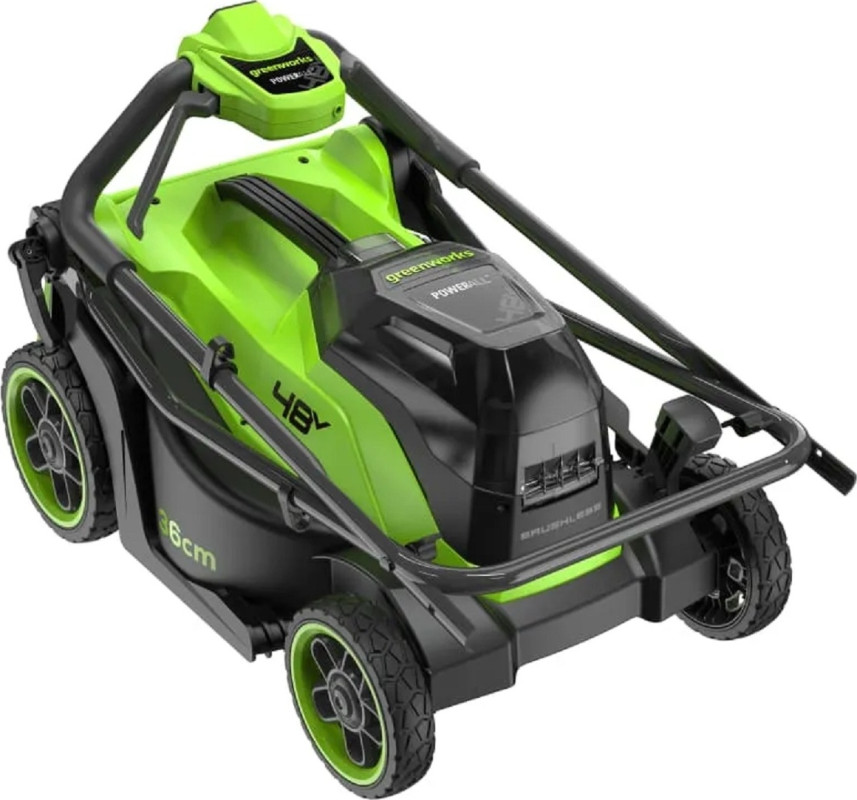 Газонокосилка аккум. Greenworks GD24X2LM361 (24V, бесщет,36см,с 2 АКБ,4Ач и ЗУ) 2520707UD