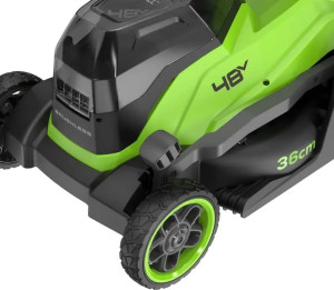 Газонокосилка аккум. Greenworks GD24X2LM361 (24V, бесщет,36см,с 2 АКБ,4Ач и ЗУ) 2520707UD