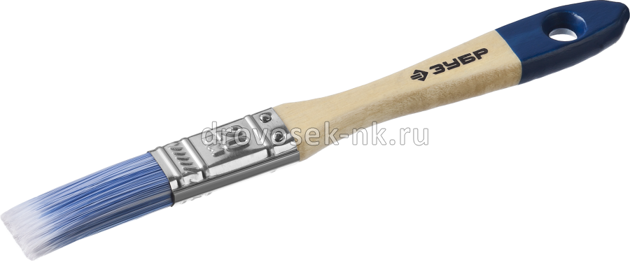 Кисть плоская ЗУБР Аква-Мастер искусств щетина дер ручка 4-01007-020