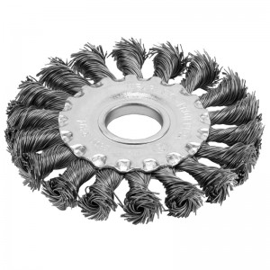 Корщетка для УШМ 100мм радиальная, витая СИБРТЕХ 746307
