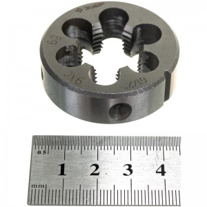 Плашка ЗУБР "МАСТЕР" круглая ручная для трубной резьбы, G 1 1/2"