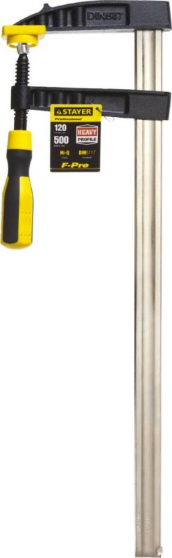 Струбцина тип F 500/120 мм, STAYER HERCULES-F HF-50/12 32095-120-500