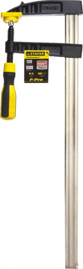 Струбцина тип F 500/120 мм, STAYER HERCULES-F HF-50/12 32095-120-500