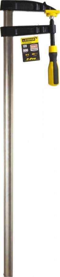 Струбцина тип F 800/120 мм, STAYER HERCULES-F HF-80/12 32095-120-800